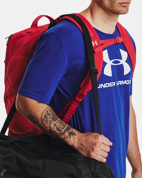 UA Contain Backpack in Red image number 8
